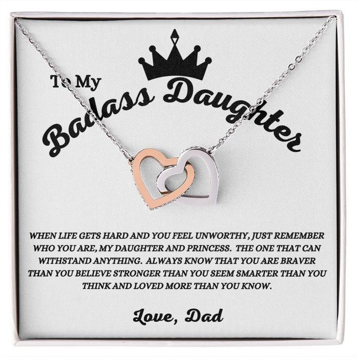 To My Daughter, Beautiful | Love Knot Necklace To My Daughter | Ships –  chaosandthunder